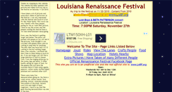 Desktop Screenshot of louisianarenaissancefestival.com